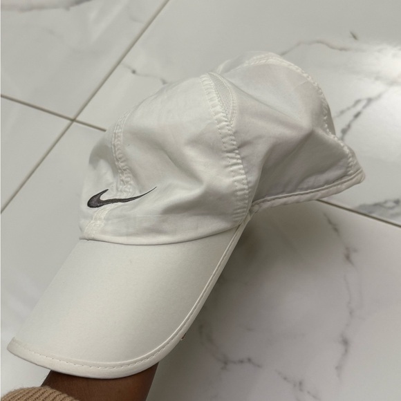 Nike Classic White Cap with Black Swoosh - Picture 2 of 4